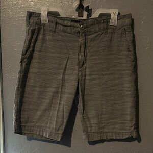 Retrofit Charcoal Flat Front Shorts
